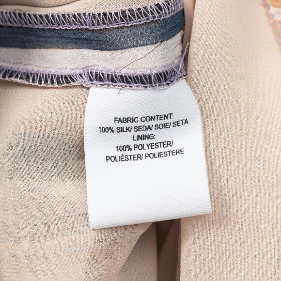 Derek Lam 10 Crosby Orange Striped Silk Ruffle Mini Skirt - Picture 8 of 9